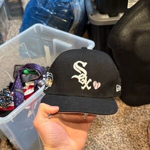 New Era Black Chicago White Sox Embroidered Cap